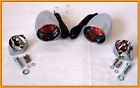 03-055 Choppers Cycle New Chrome Deuce Turn Signal Kit For Harley