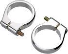 05-213-3c Joker Machine Fork Mount Turn Signal Clamps Chrome