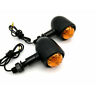 10252n Brazoline Pair Of Indicators Motorbike Kurt Matte Black