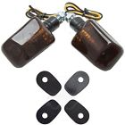 11-800-15-019-sm-bk Luckybike Smoke Black Stalk Turn Signals Mount Adapter 029882862575