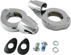 1138750 Drag Specialties Turn Signal Fork Clamps Chrome