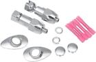 143978 Drag Specialties Ds Rear Turn Signal Relocation Kit Chrome Harley