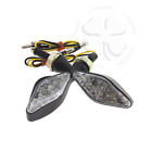 15-006-cl-bk Luckybike Onyx Alu Turn Signal Motorcycle Light Blinker 29882842393