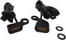 187083 Drag Specialties Ds Led Handlebar Marker Lights Black Amber Lens