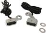 187086 Drag Specialties Ds Led Handlebar Marker Lights Chrome Smoke Lens