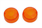 20-0354dal Amber Turn Signal Lens Set For Harley Davidson Motorcycles By