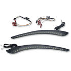 2040-2038 Custom Dynamics Black Sequential Led Fairing Trim Harley Flht Flhx