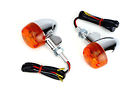225-8323cm - 25-8323cm Marker Lights Turn Signals Chrome Body Amber Lens