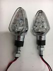 266221 Bike Master Chrome Led Turn Signals Universal Pair Yamaha Motorcycle