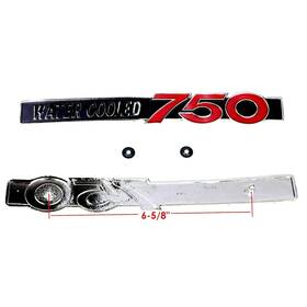 17-92750 2fastmoto Frame Side Cover Emblem Inch Water Cooled 750 For Gt750 J 1972