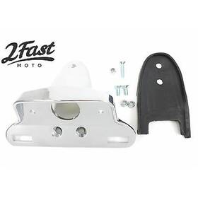 62-21511 2fastmoto Vintage Lucas Style Type Taillight Lamp Holder For Triumph Ajs Bsa