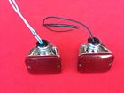 31-581 Custom Chrome Mini Baron Harley Rear Turn Signals Lights Sportster