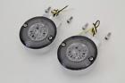 33-1441 Manufacturing Chrome Front Led Turn Signal Set Smoked Lens For