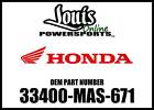 33400-mas-671 Honda Turn Signal Assembly 757480713240