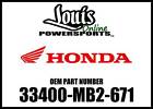 33400-mb2-671 Honda Turn Signal Assembly 757480594320