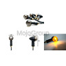4350358368 Krator Universal Motorcycle Black Mini Bullet Turn Signals 9300663747993