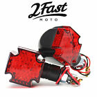 61-99154 Maltese Bright Led Black Deco Turn Signal Marker Set Motorcylce