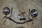 68249-86b Harley Chrome Passing Lamp Kit Auxiliary Lighting Flst Flstf Flstn