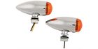820-0370a Harddrive Hardrive Chrome Bullet Turn Signal Marker Amber Led