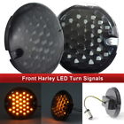 8748hb-1157ys Eagle Lights Horizon Beam Front Led Turn Signals For Harley