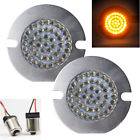 8748ts-1156a-flat Eagle Lights Harley Led Flat Amber Rear Turn 666628234960