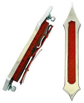 Gzjulwzz5v Accutronix Motorcycle Products Tribal Slotted Red Led Bag Lights Harley Road Glide Custom Cvo 18-19