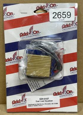 E34-0107 Add On Accessories Dual Load Equalizer For All Led Wired Into Turn Signal System
