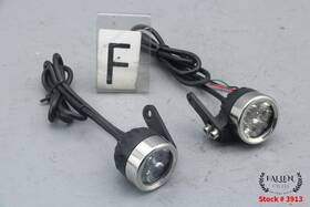 45500174 Aftermarket 2016 Harley Road Glide Front Fork Fender Fog Light Mount Kit With Leds