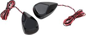 3v3116ufi1 Alloy Art Black Led Turn Signal Assembly Red Light Lens Harley Road Glide Custom 15-20