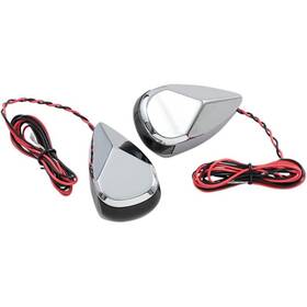 Mrl-2c Alloy Art Led Turn Signal - Chorme Smoke/red Lens
