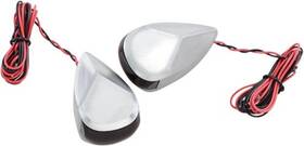 2020-1730 Alloy Art Mrl-3r Led Turn Signals Raw Red /red Lens