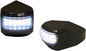 Mrl-4b Alloy Art Swept Led Marker Light/turn Signal Black White Smoke #mrl-4b