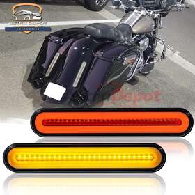 Astradepot 934658118988 For Harley Rear Led Fender Light Bar Filler Panel Dynamic Turn Signal Brake Lamp