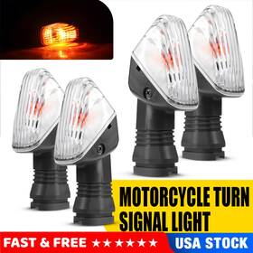 Mtc-zxd-250r-06-07tm Auxito 4pcs Front Rear Turn Signal Lights Blinker Clear Lens For Kawasaki Ninja Klr650