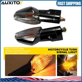 Mtc-zxd-cbr250r-11-18 Auxito Motorcycle Indicator Turn Signal Light Amber Smoke For 2011-2018 Honda Cbr250r