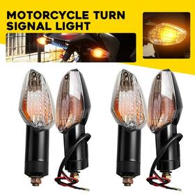 Mtc-zxd-cbr250r-11-18tm Auxito 4pcs For Honda Cb300f 2015-2018 Clear Lens Turn Signal Tail Blinker Light Amber