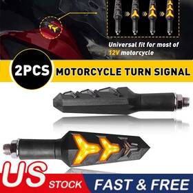 Mtc-zxd-kc031 Auxito 2pack Motorcycle Turn Signals Blinker Lights Amber Universal For Suzuki Drz400s