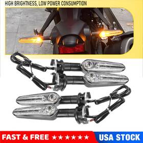 Mtc-zxd-mt125-14-23 Auxito 2pair Amber Led Turn Signal Indicator For Yamaha Fzs Fz-25 Mt-07 Xsr 700 Yzf