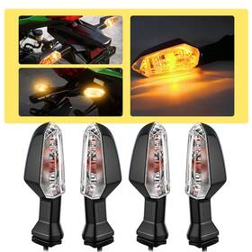 Mtc-zxd-ninja300-13-21 Auxito 4pcs Turn Signal Indicator Lights For Kawasaki Ninja 300 650 1000 Clear Lens Us