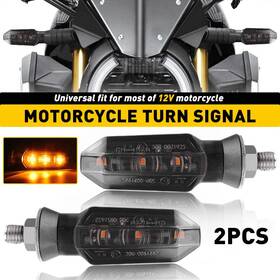 Yycgq-f150-97-17 Auxito 2pcs Motorcycle Turn Led Signals Blinker Light Indicator Amber Smoke Universal