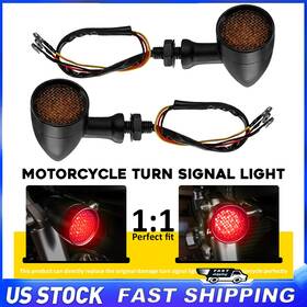 Axuito Mtc-zxd-2604-2 Motorcycle Led Bullet Mini Turn Signal Brake Light Blinker For Bobber Cafe Racer