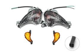 B2w 35601-15h01 35602-15h01 Front Indicator Turn Signal Lamp Halogen For Suzuki Hayabusa-gsx1300r 2008-2019