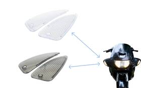 1-001-622-982 B2w 63132305815 For 1996- 2001 2005 K1200rs Front Blinker Indicator Turn Signal Lamp Lens