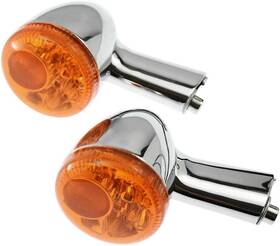Ra01323d Baceyong Czm By Motorcycle Turn Signal Amber Lights Fit For Harley Sportster Xl 1200 883 1992-up