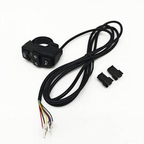 Hfho2g Bcsmmcar 22mm Motorcycle Headlight Horn Left/right Turn Light Switch Ebike Scooter