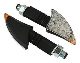 Indled31 Bike-it Open Box Long Stem Led Talon Indicators With Black Body And Clear Lens