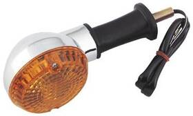 262036 Bikemaster Dot Approved Turn Signal Front - Left Amber 25-2036 26-2036 Chrome