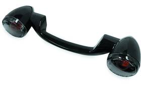 491159 Bikers Choice 91-08 Touring 86-17 Flst Narrow Black Rear Turn Signal Bar Kit With S