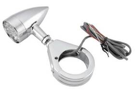 Nftrah8s3d Bikers Choice Bc Mini Amber Led Turn Signal Marker Light Pair W 41mm Clamp Kit 3 Wire