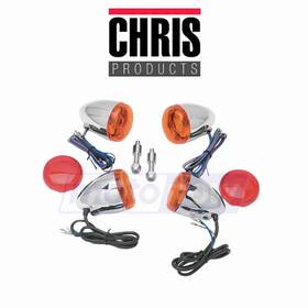 R241 Chris Products Mn/r241 Deuce-style Turn Signal Lamps For 1986-1987 Harley Davidson Xlh1100 - Zv